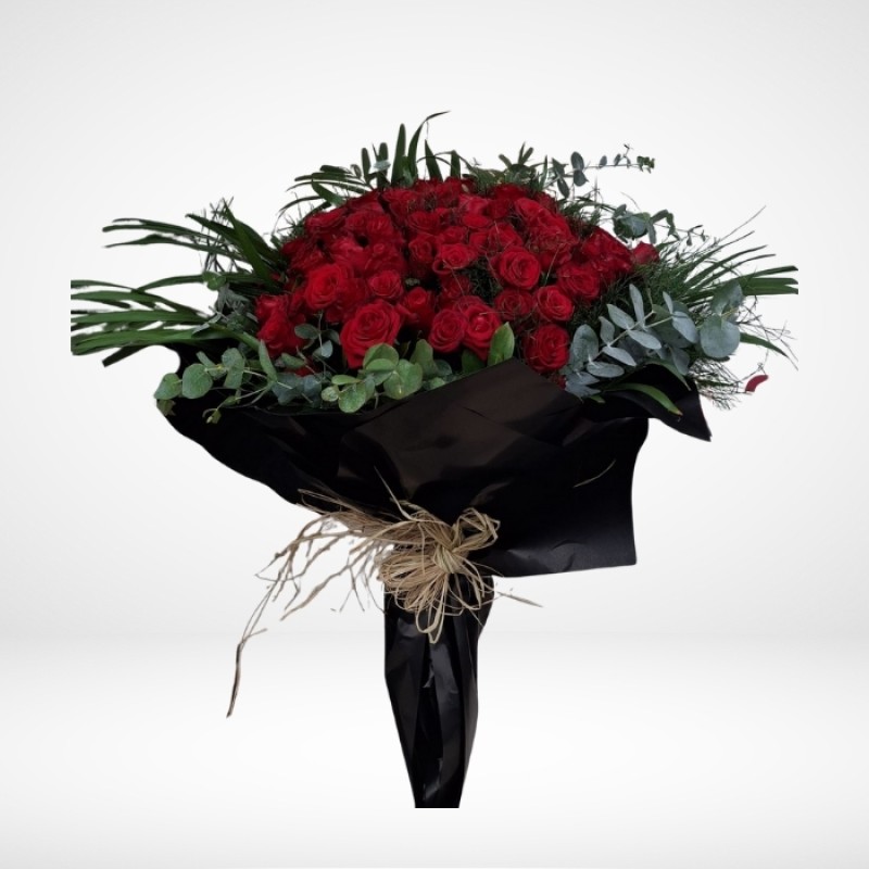 101 Kırmızı Gül Buketi